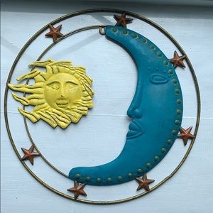 Moon and sun wall decor